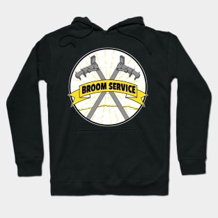 Broom Service Simple Grey Hoodie